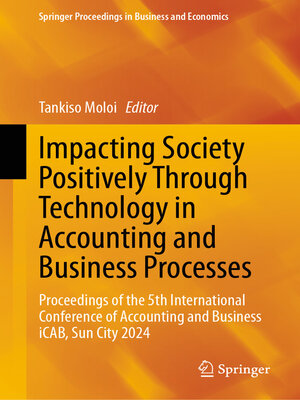 cover image of Impacting Society Positively Through Technology in Accounting and Business Processes